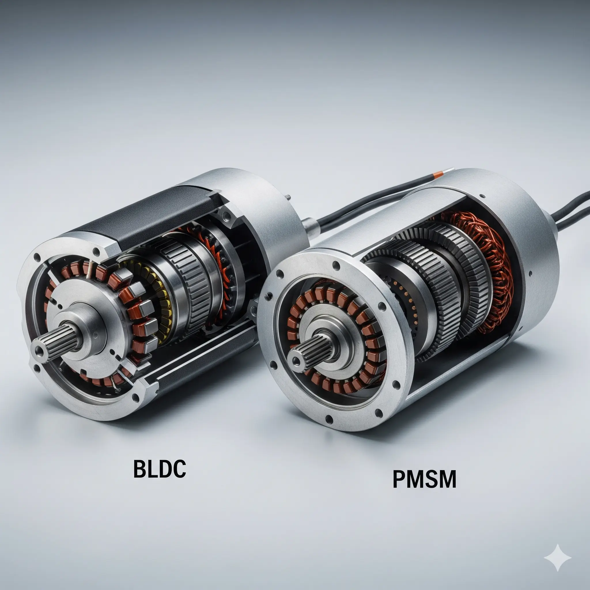 Moteurs BLDC vs. PMSM : quelle est la véritable différence ?