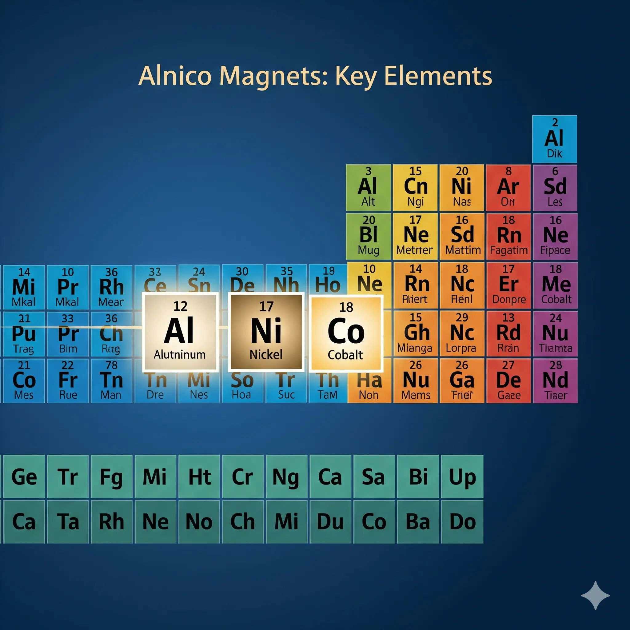 Comprendre les éléments des aimants Alnico : l'équilibre est primordial