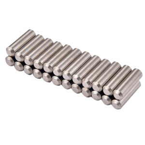 양쪽 끝이 모따기된 기타 픽업 자석이 있는 Alnico 5 원형 막대 자석 크기 D5x17