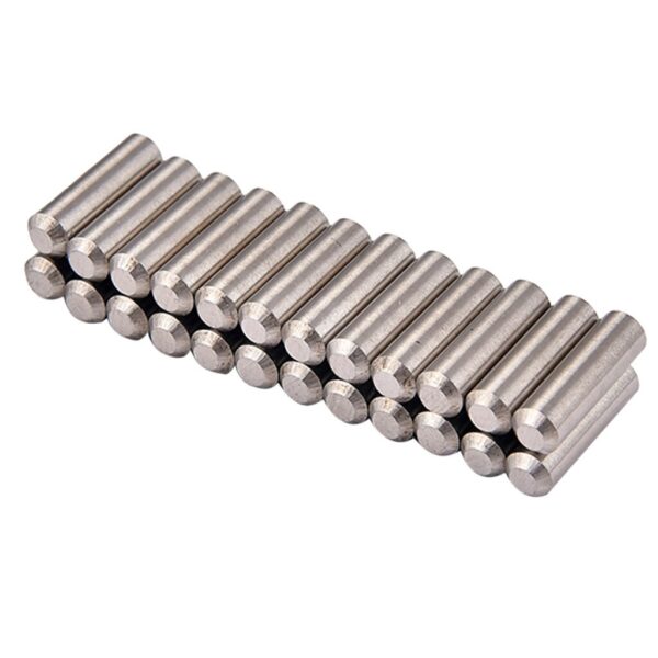 Aimant de micro de guitare rond Alnico 5 de taille D5x17 avec deux extrémités chanfreinées