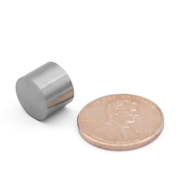 アルニコ磁石 タイプ8 円筒形磁石 外径10.4x高さ8mm 丸棒磁石