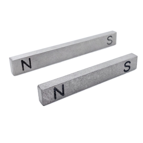 Imán educativo de AlNiCo3 de 100 x 15 x 10 mm