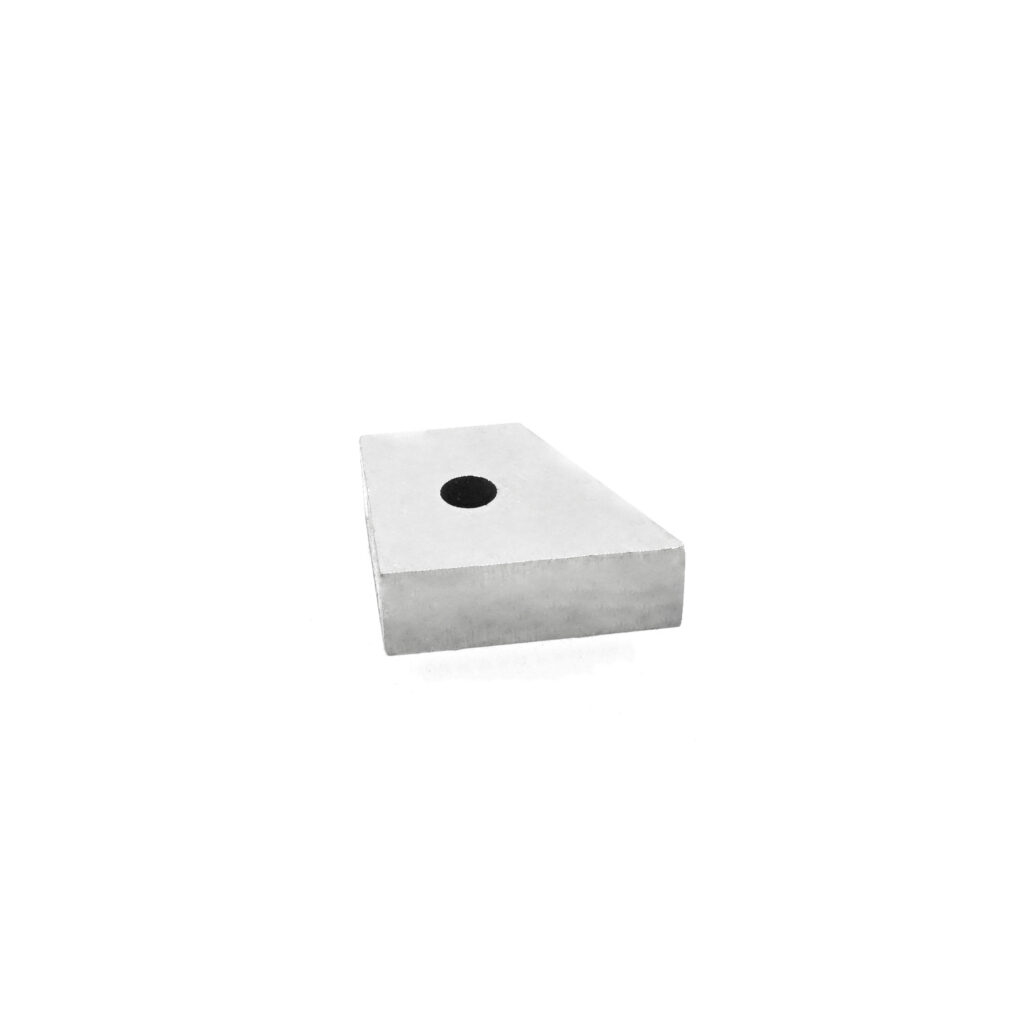 Alnico 5 LNG40 블록 자석 24*29.75*10*D5.5mm